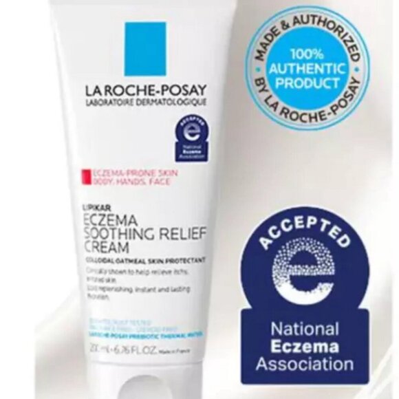 La Roche-Posay Lipikar Eczema Soothing Relief Cream 6.76oz - 2pks NEW - Picture 2 of 2